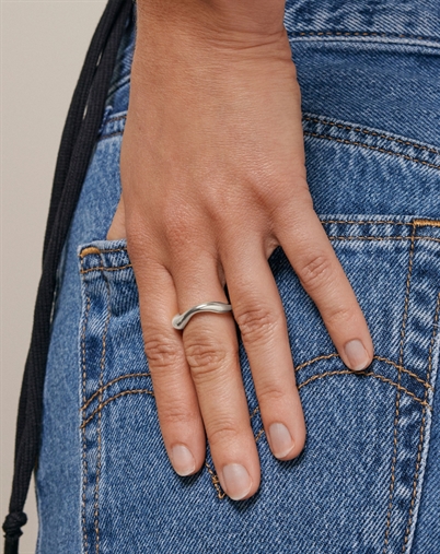Enamel Copenhagen - Agnete Ring - Small - Sølvfarvet